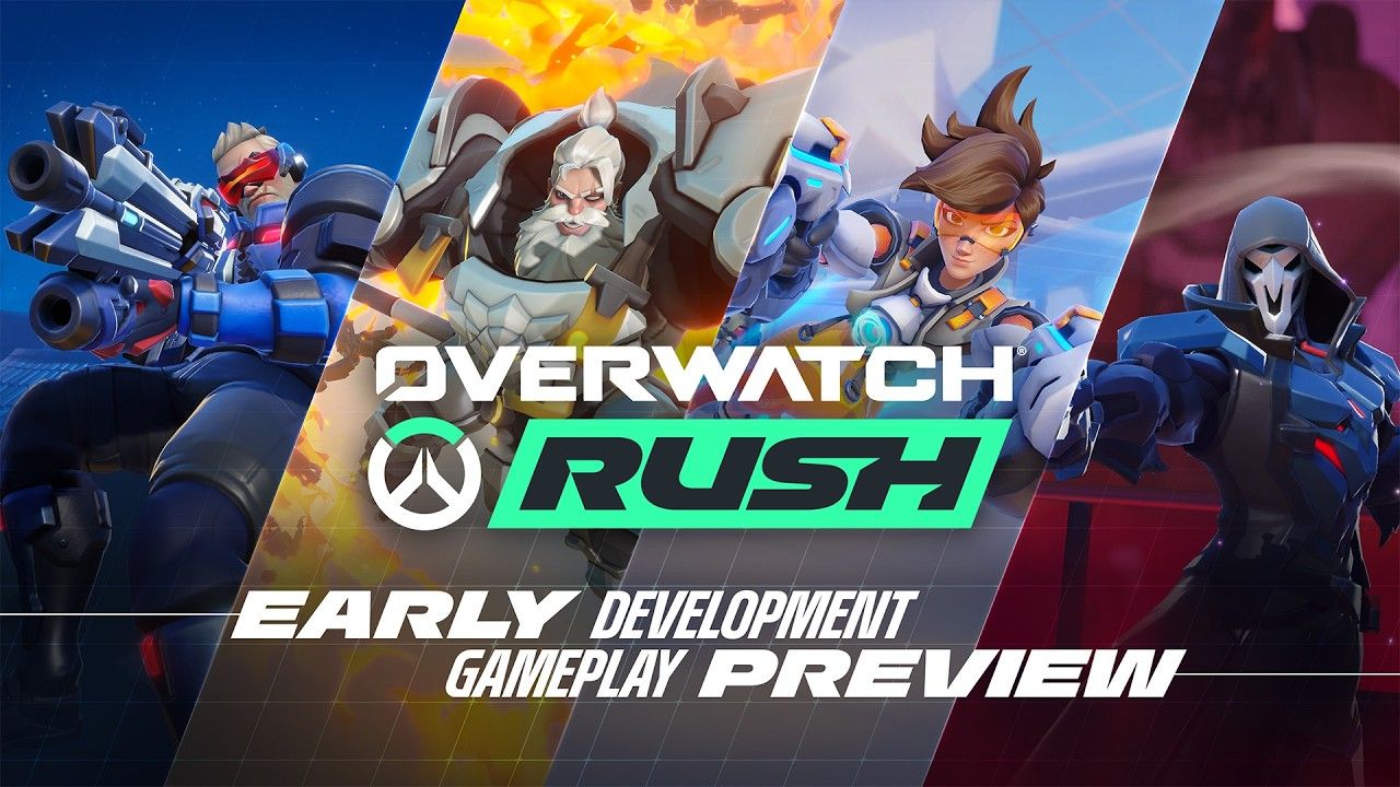 Blizzard запускает Overwatch Rush: новый мобильный шутер с видом сверху!