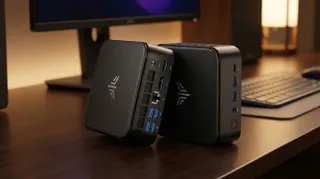 KAMRUI Mini PC E3B 11 Pro с разных ракурсов