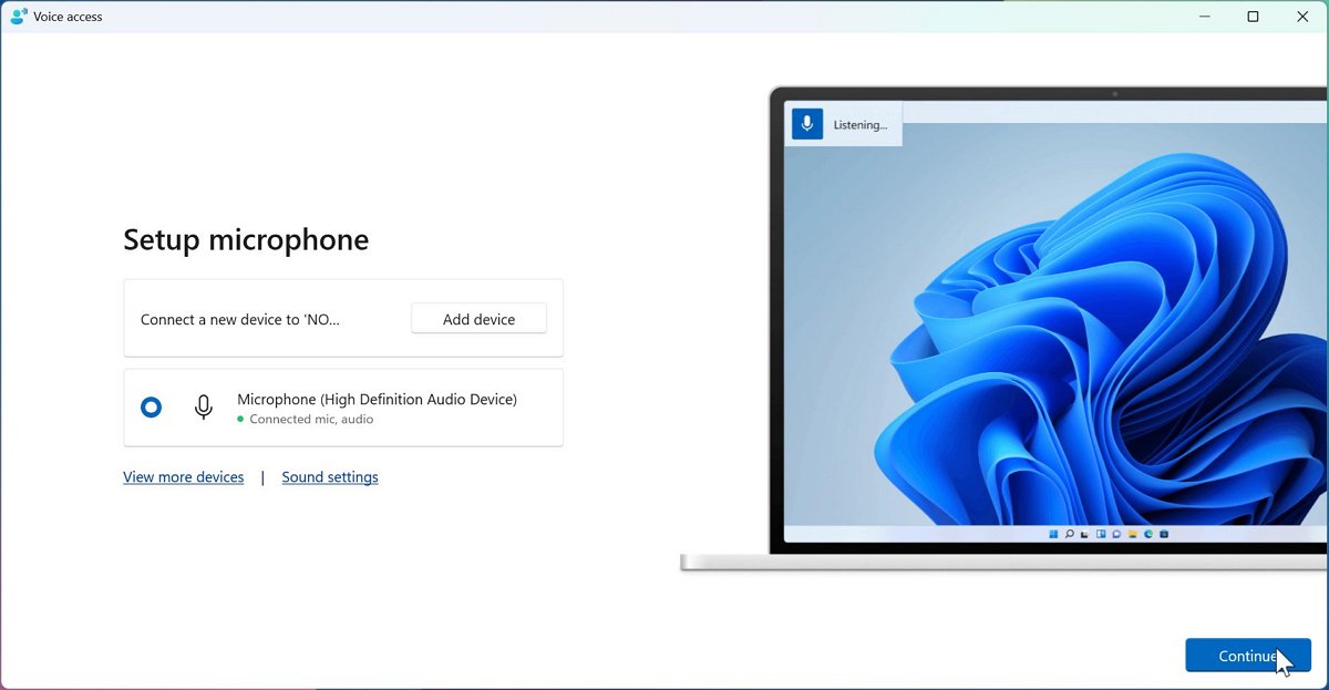 Новый мастер Voice Typing