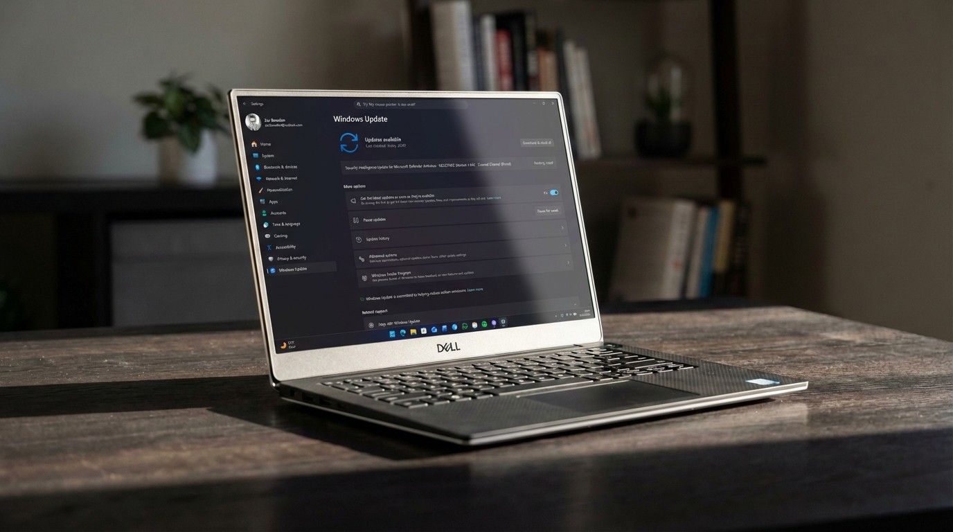 Windows Update on a Dell XPS laptop