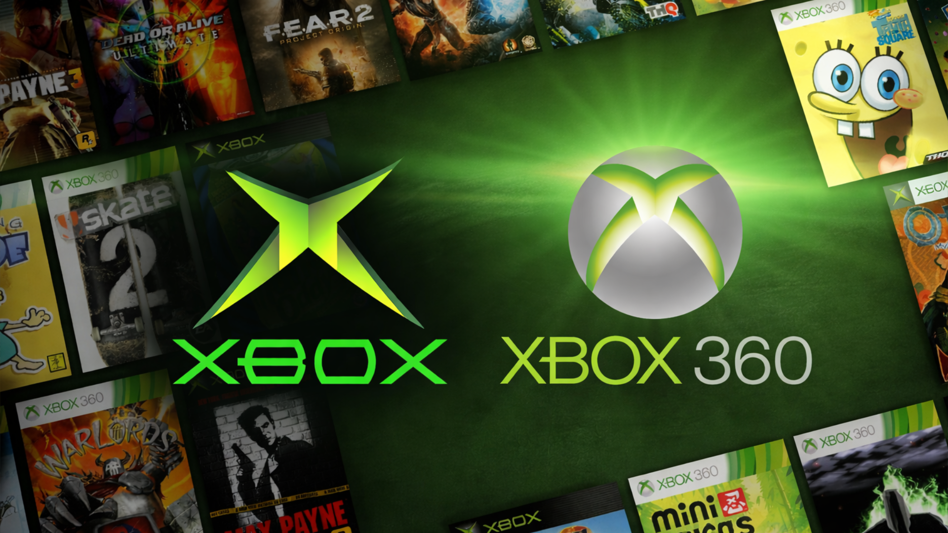 OG Xbox and Xbox 360 logos