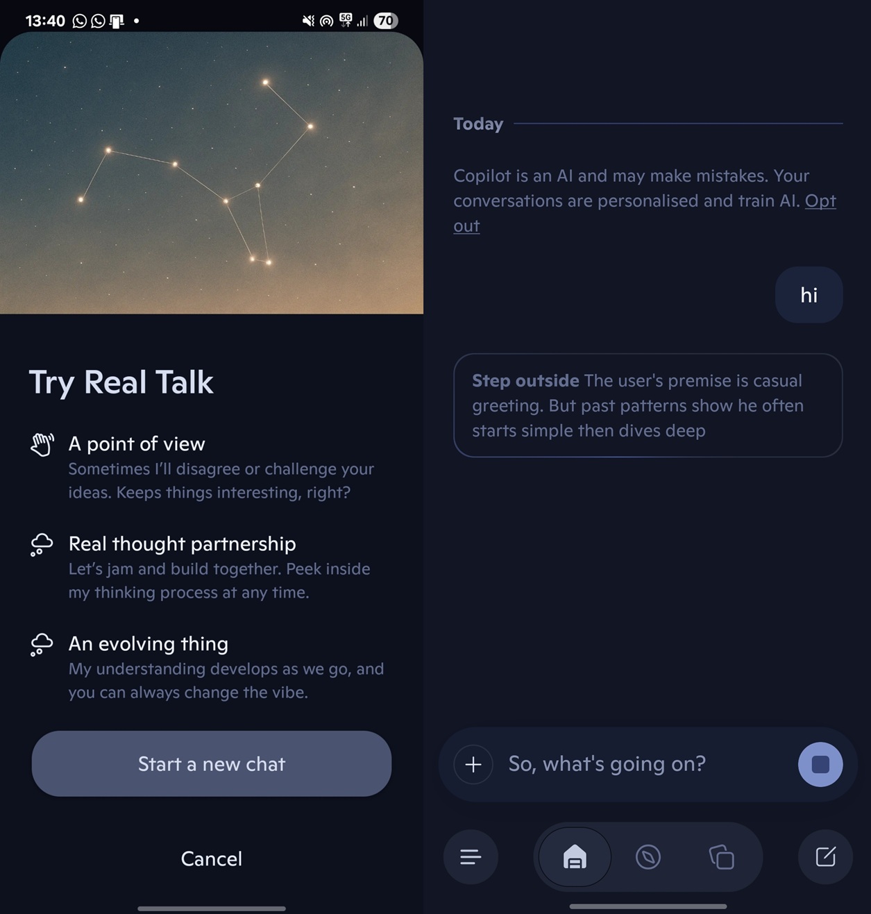 Microsoft убрала "Real Talk" из Copilot – жаль, это было интересно!