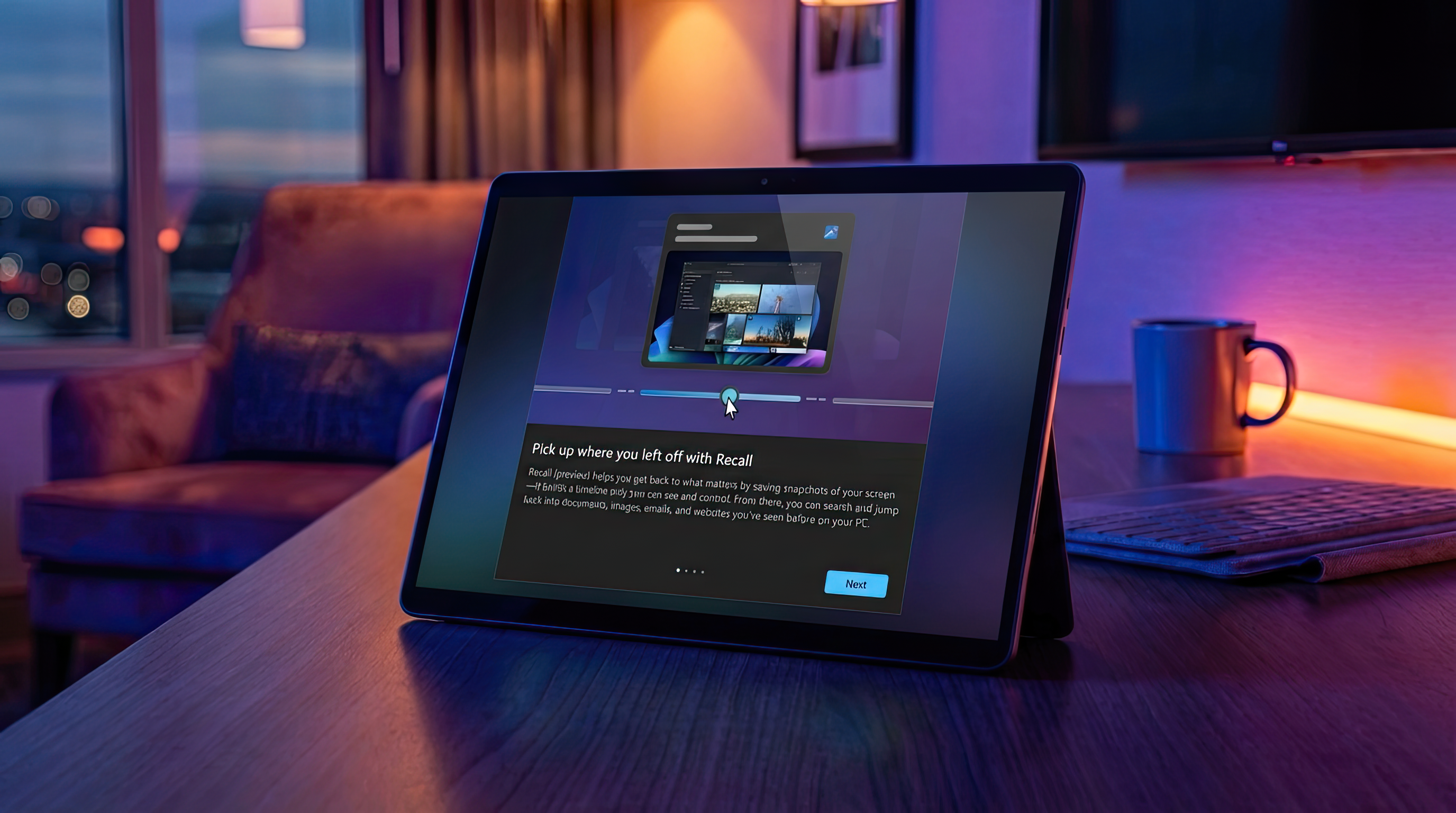 Изображение: Скриншот, показывающий, как Windows Recall работает на компьютере.