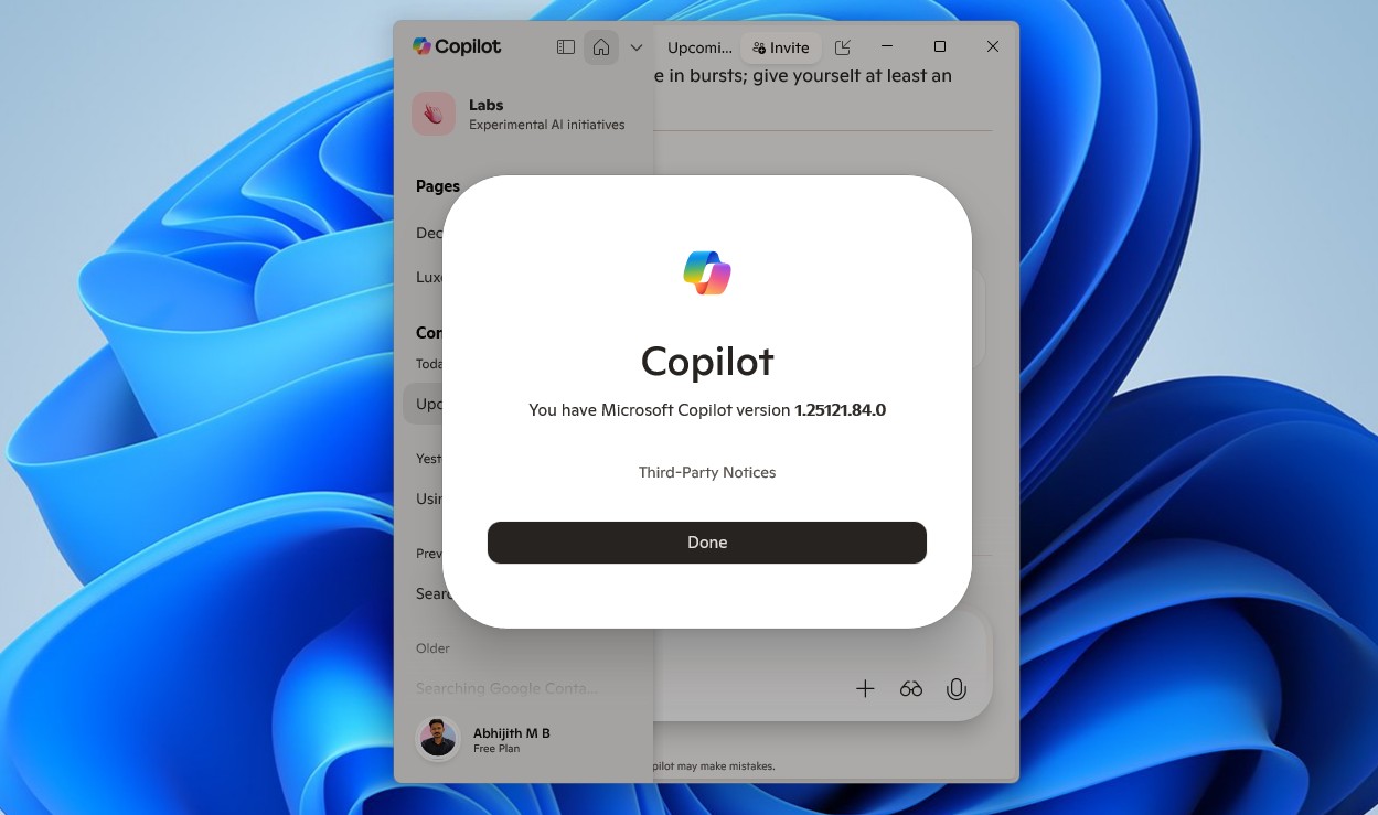 Изображение к статье: Copilot в Windows 11: теперь синхронизирует пароли и получил встроенный мини-браузер! 🤯 - Microsoft_copilot на MSReview.net