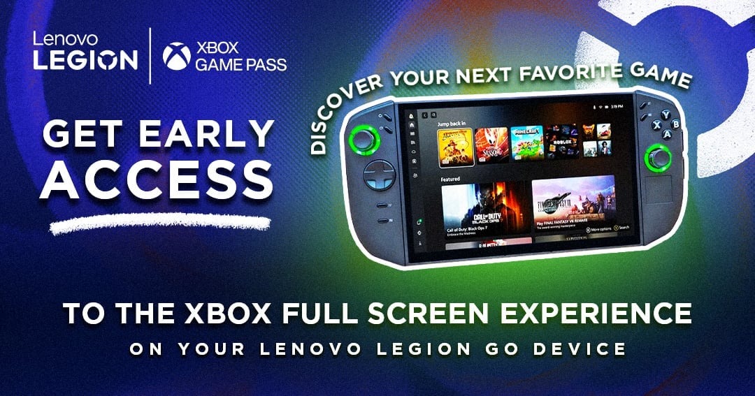 Lenovo Legion Go Xbox FSE beta testing graphic