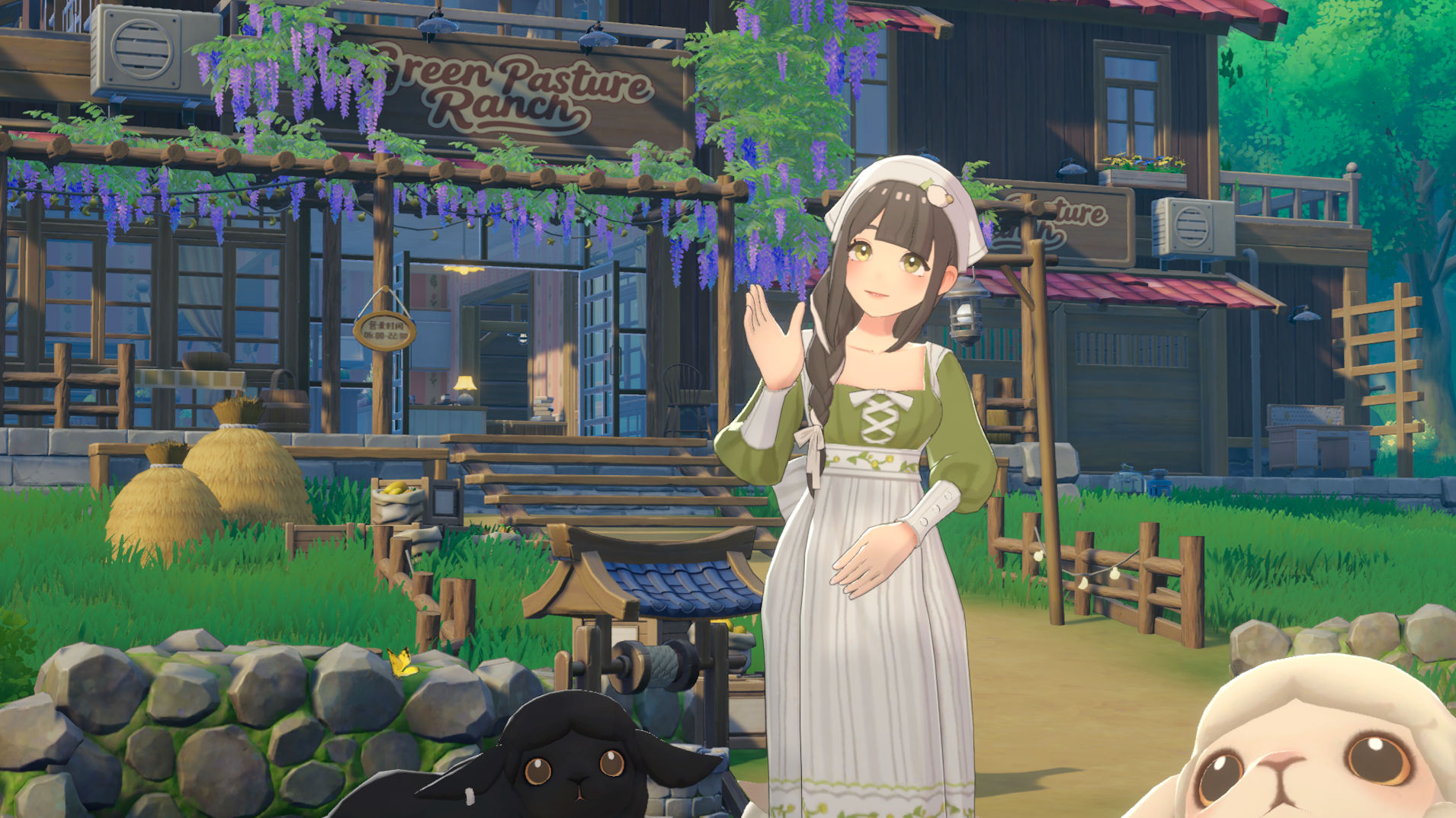 Pastelle mentors the player on good animal-rearing practices.