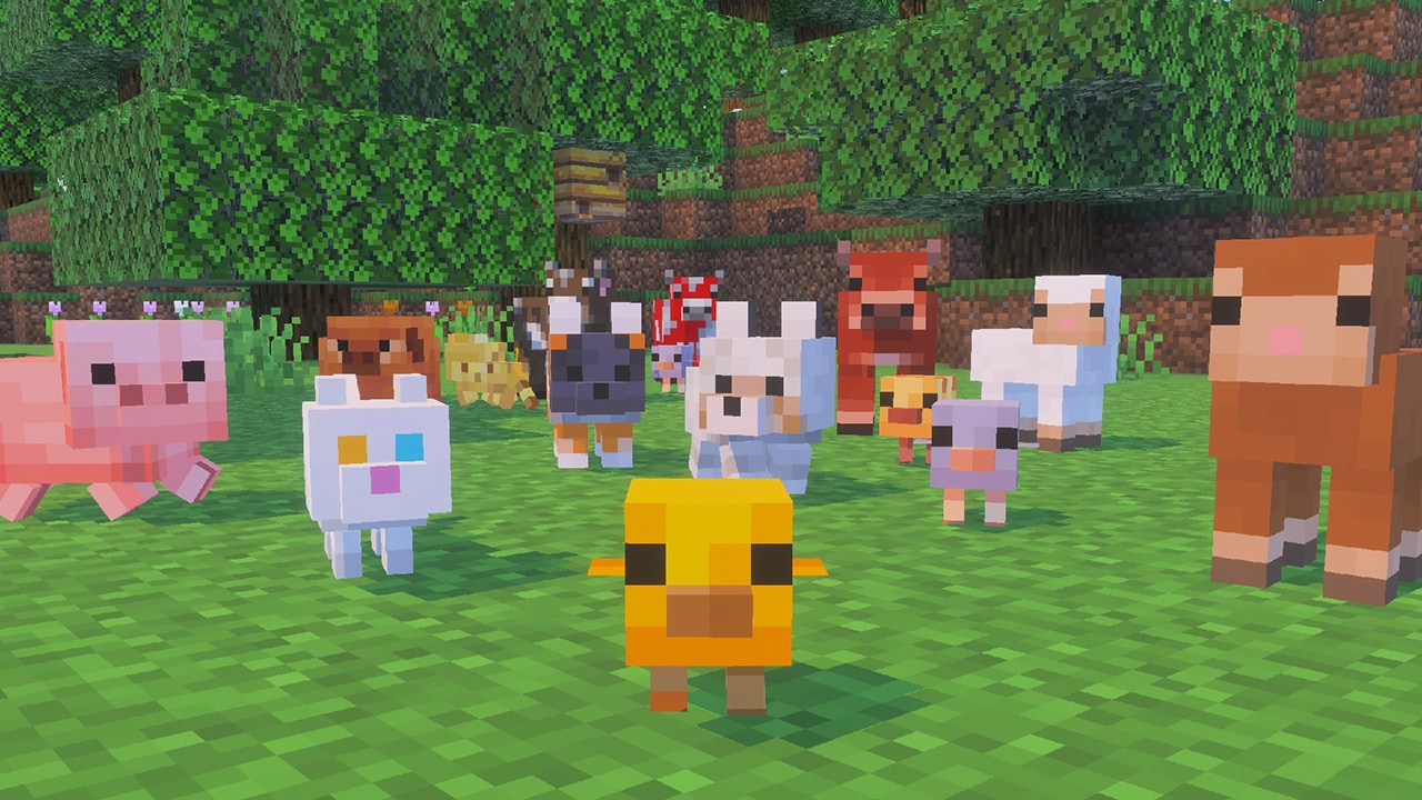 A look at some of the baby mobs coming in the Tiny Takeover update for Minecraft.