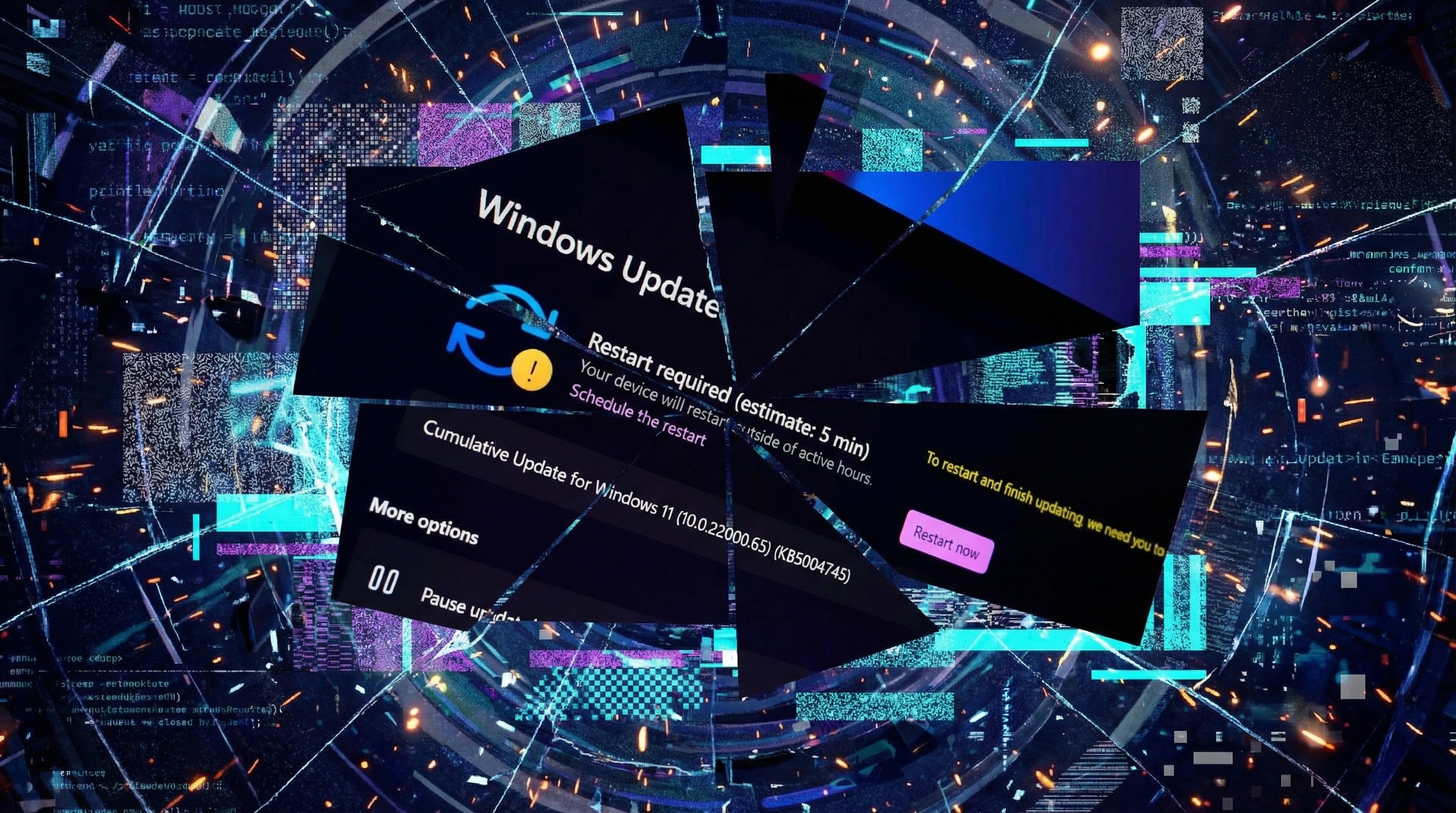 Windows 11 update settings screen