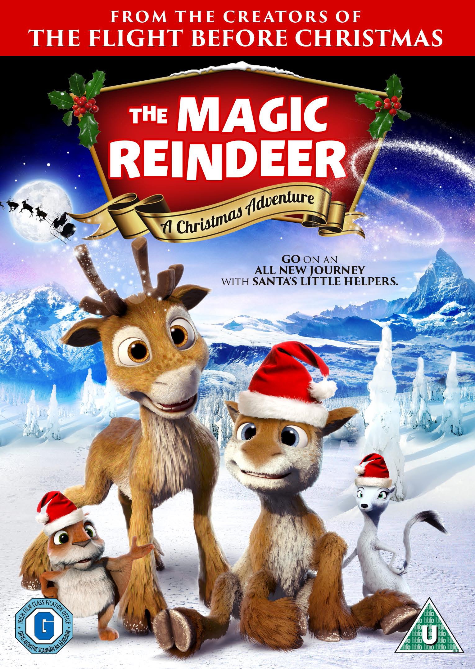 Movie post for the childrens move "The Magic Reindeer"