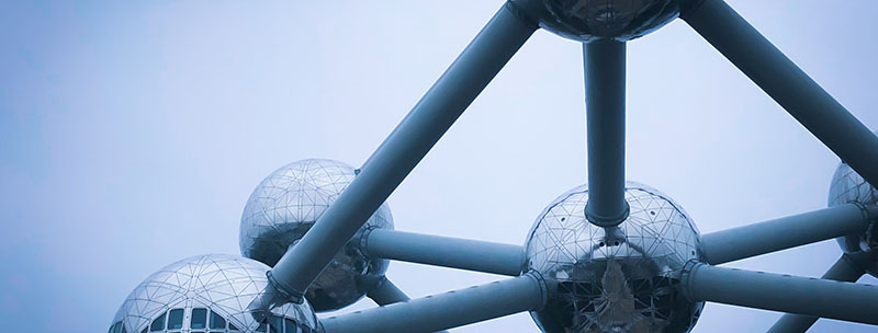 Metal sculpture in Brussels