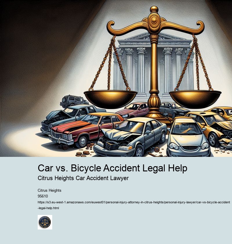 Car vs. Bicycle Accident Legal Help
