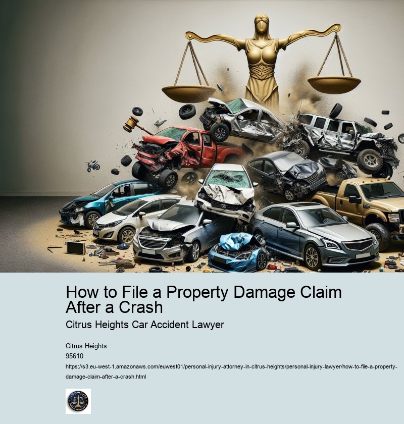 How to File a Property Damage Claim After a Crash