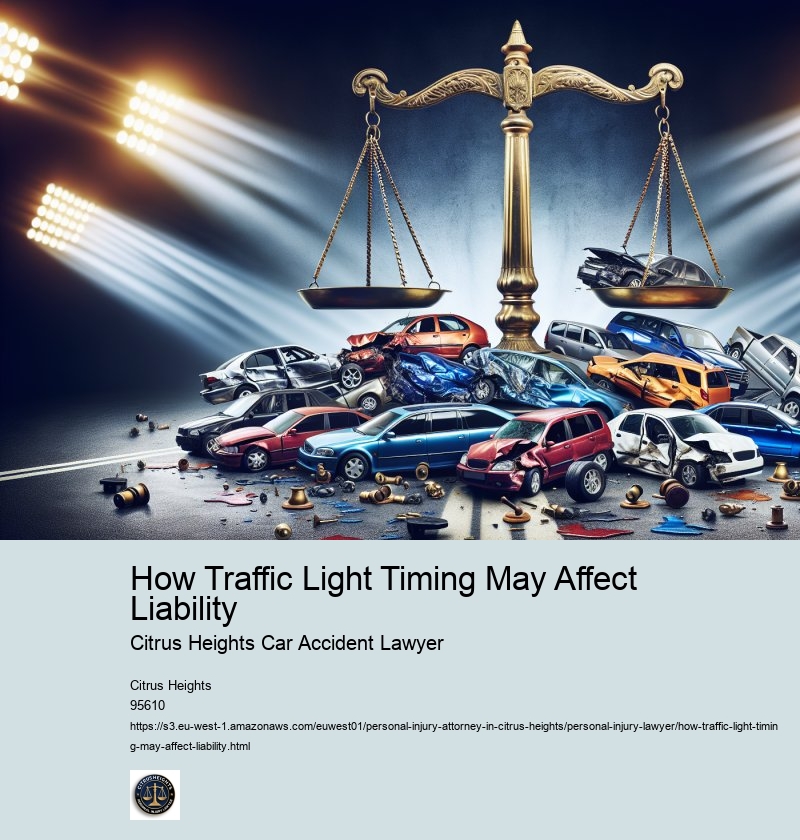 How Traffic Light Timing May Affect Liability