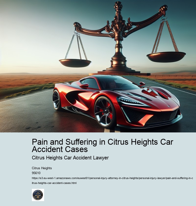 Pain and Suffering in Citrus Heights Car Accident Cases