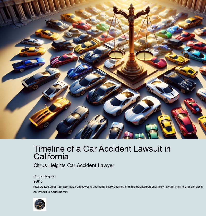 Timeline of a Car Accident Lawsuit in California