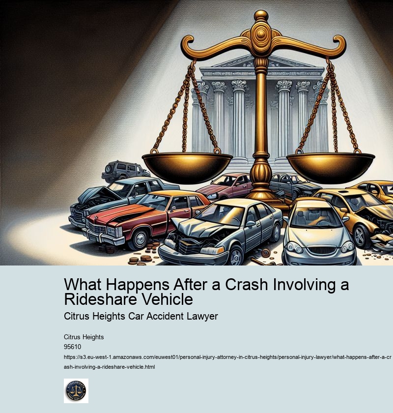 What Happens After a Crash Involving a Rideshare Vehicle