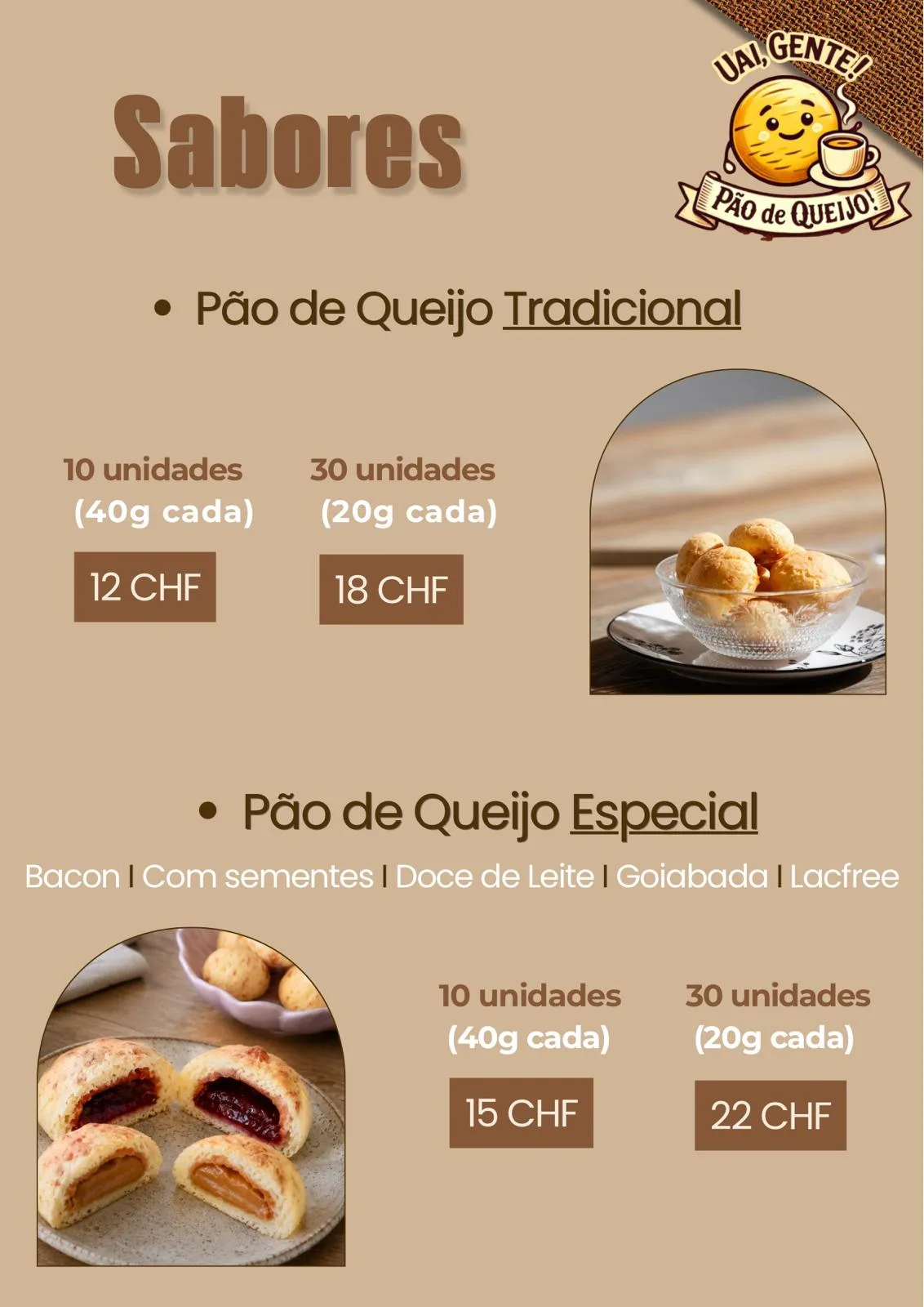 Pão de Queijo Gourmet