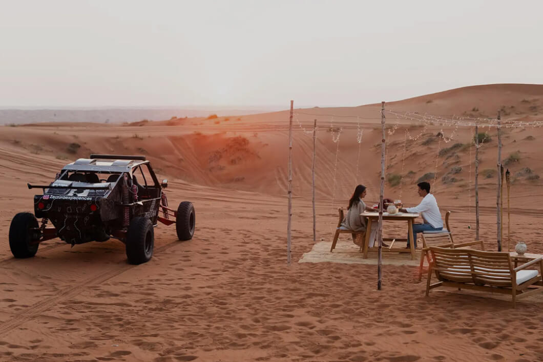 Buggy Double Seater with Dinner for 2 Guests
