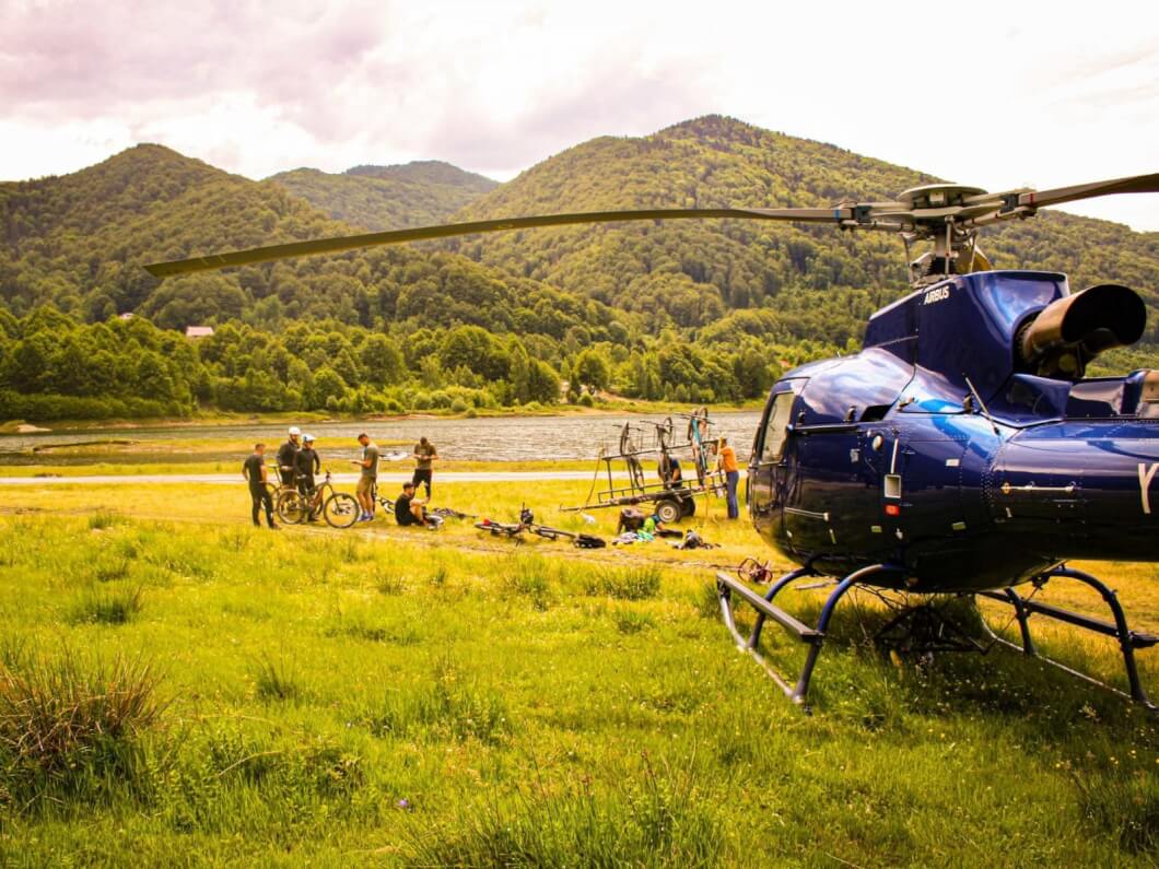 HELIBIKE in Cheile Grădiștei Brașov