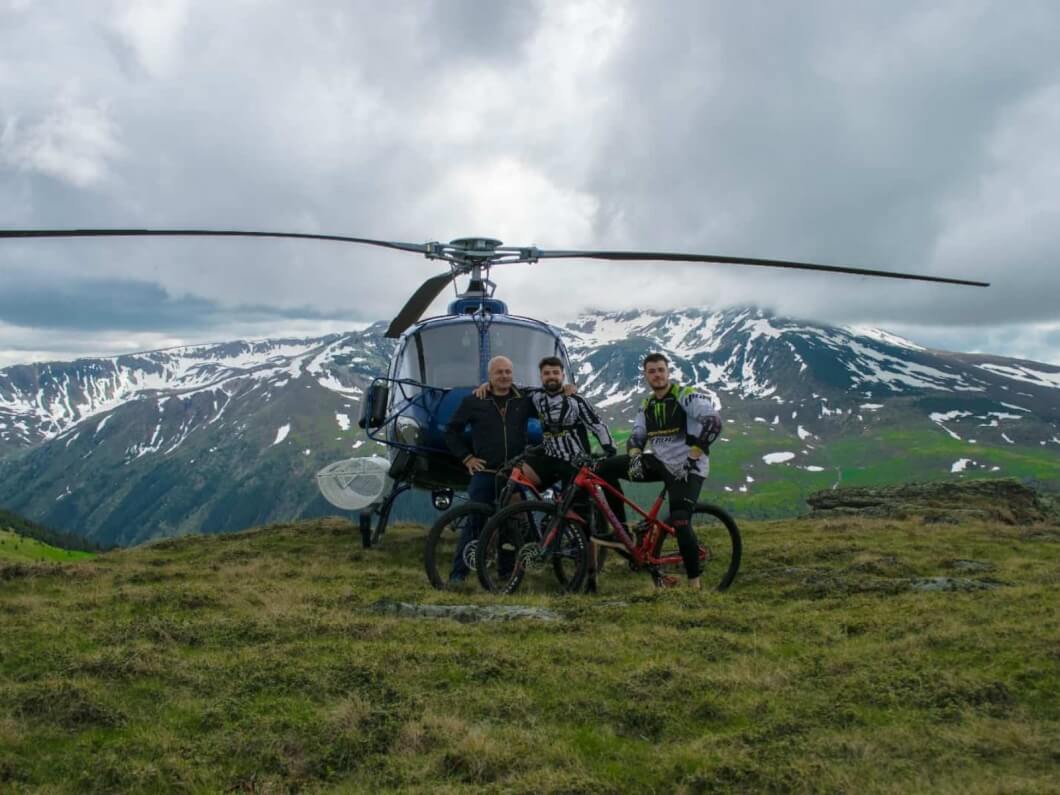 HELIBIKE in Cheile Grădiștei Brașov