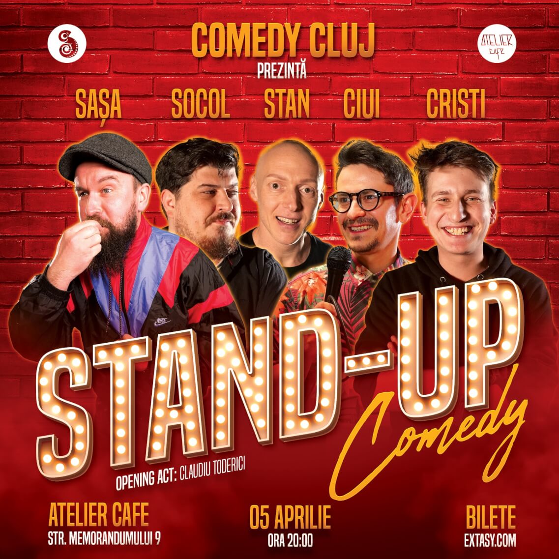 Stand-Up Comedy cu Sașa, Socol, Ciui, Stan și Cristi Giurgiu