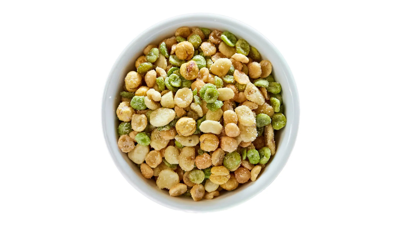 Salt & Vinegar Fava Beans, Chickpeas & Peas