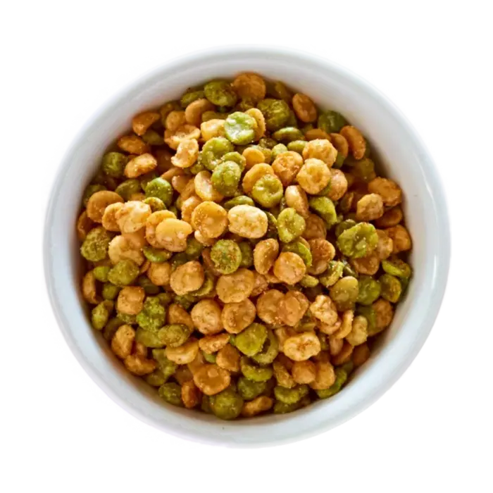 Spicy Pepper Green & Yellow Peas