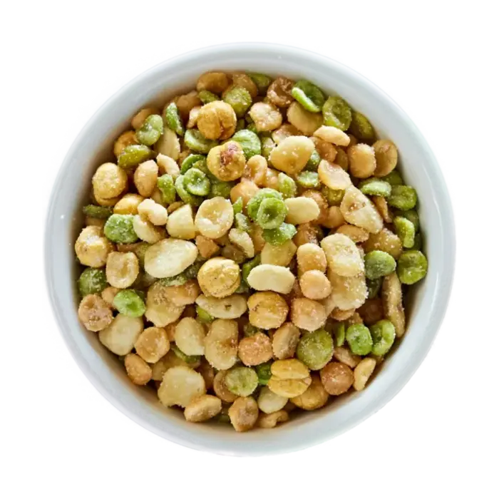 Salt & Vinegar Fava Beans, Chickpeas & Peas