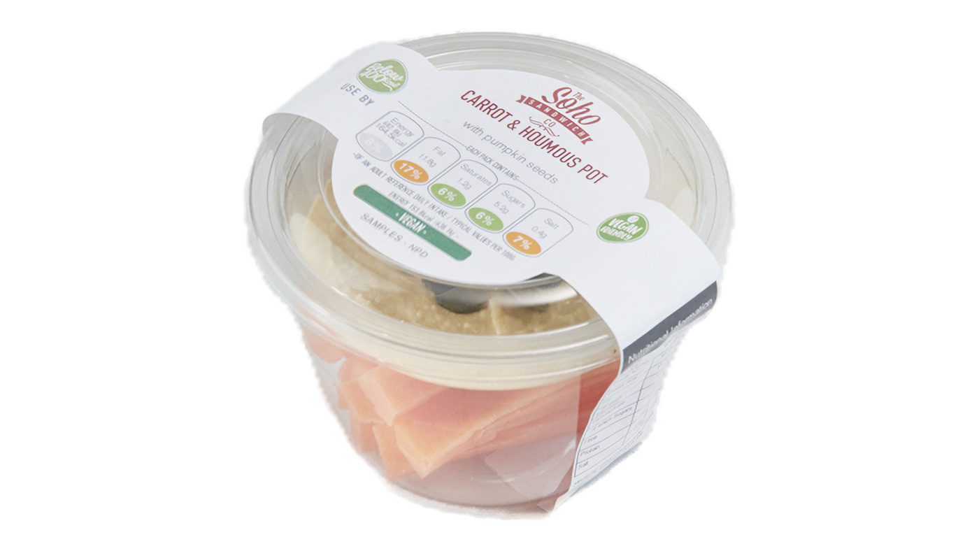Carrot & Houmous Pot