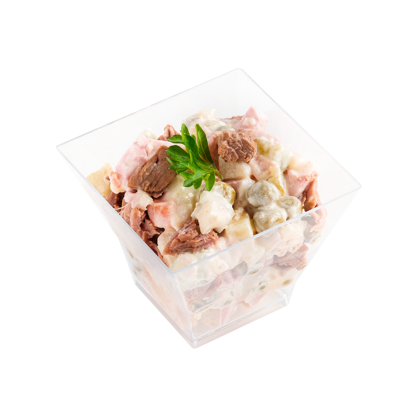 Beef Olivier Salad Cup