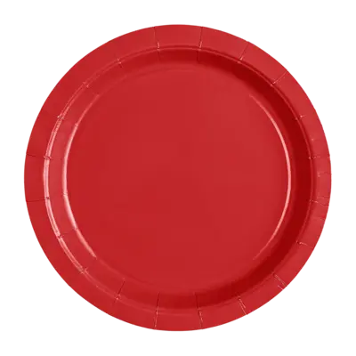Ruby Red Paper Plate