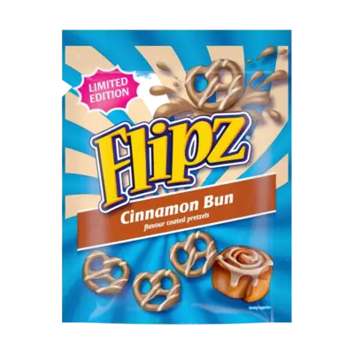 Flipz Cinnamon Bun Flavour Pretzels