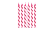 Pink Spiral Candle