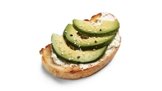 Avocado and Cream Cheese Tartine