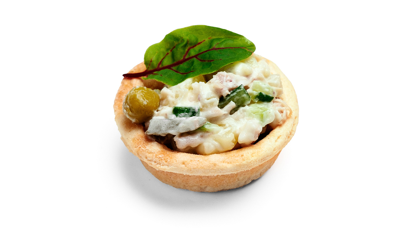 Chicken Olivier Tartlet