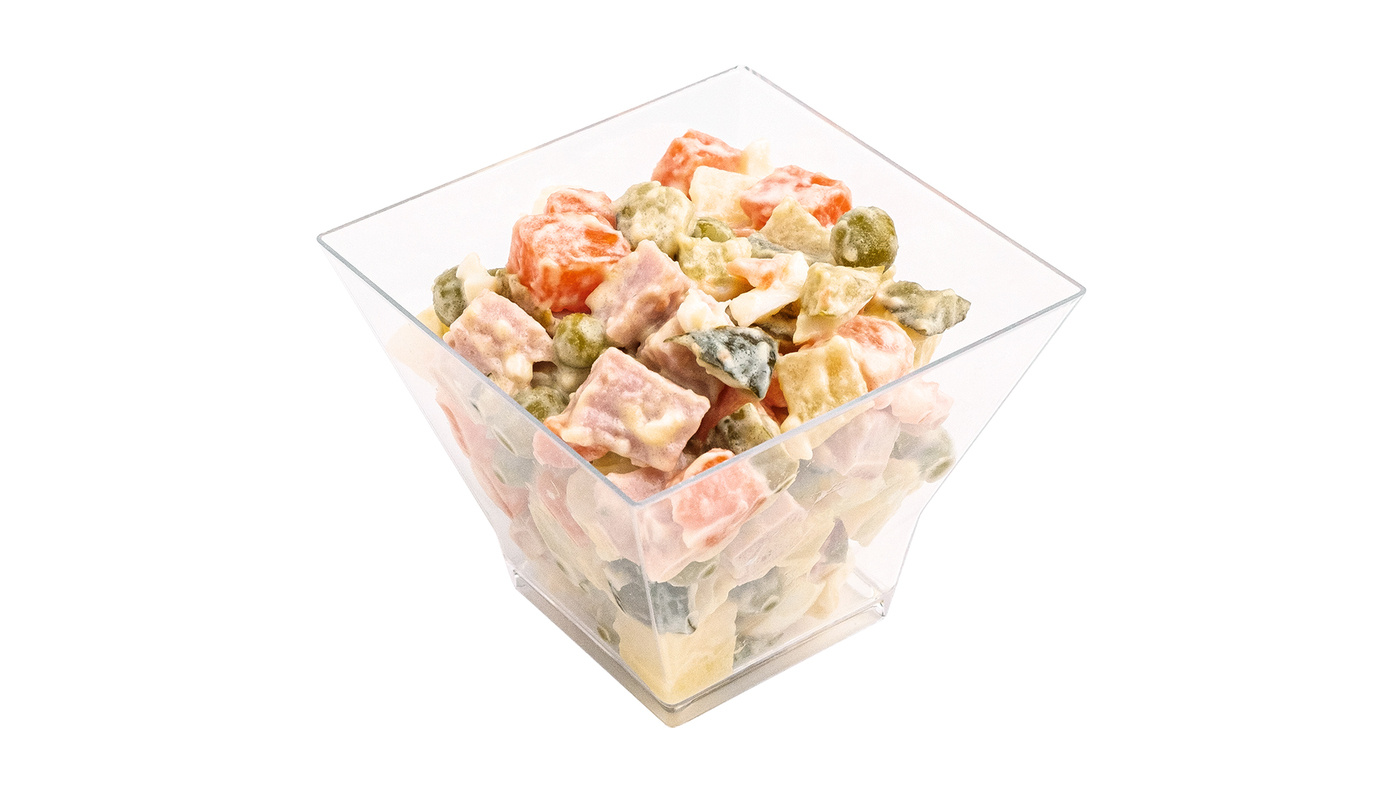 Ham Olivier Salad Cup