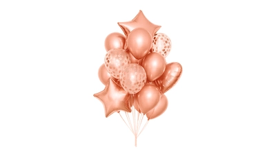 Rose Gold Foil Balloon Bouquet