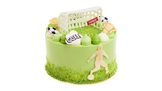 Football Vanilla Cake