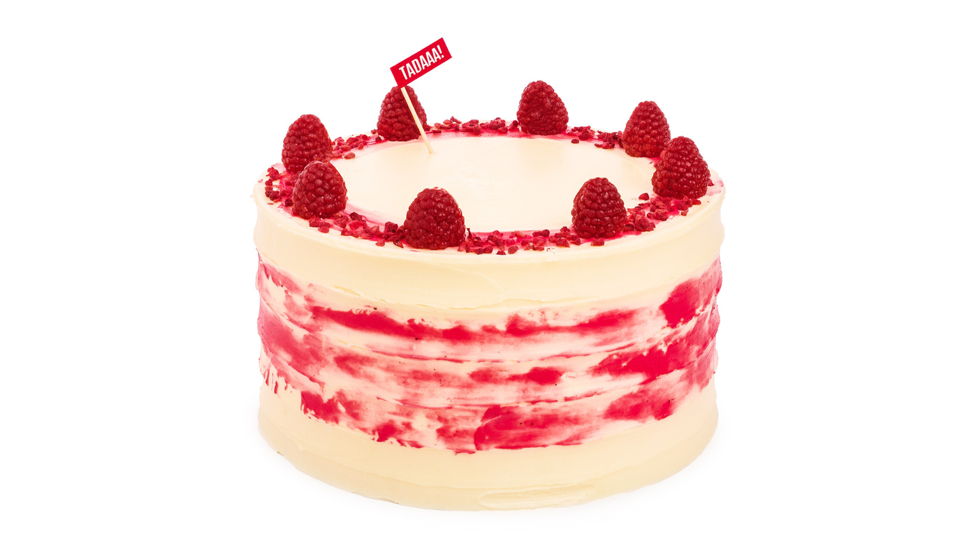 Vegan Gluten-Free Lemon and Raspberry Cake