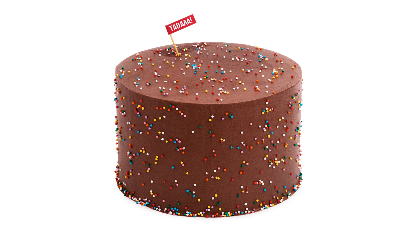 Rainbow Chocolate Cake