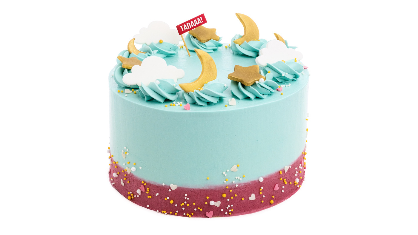 Baby Turquoise Cake