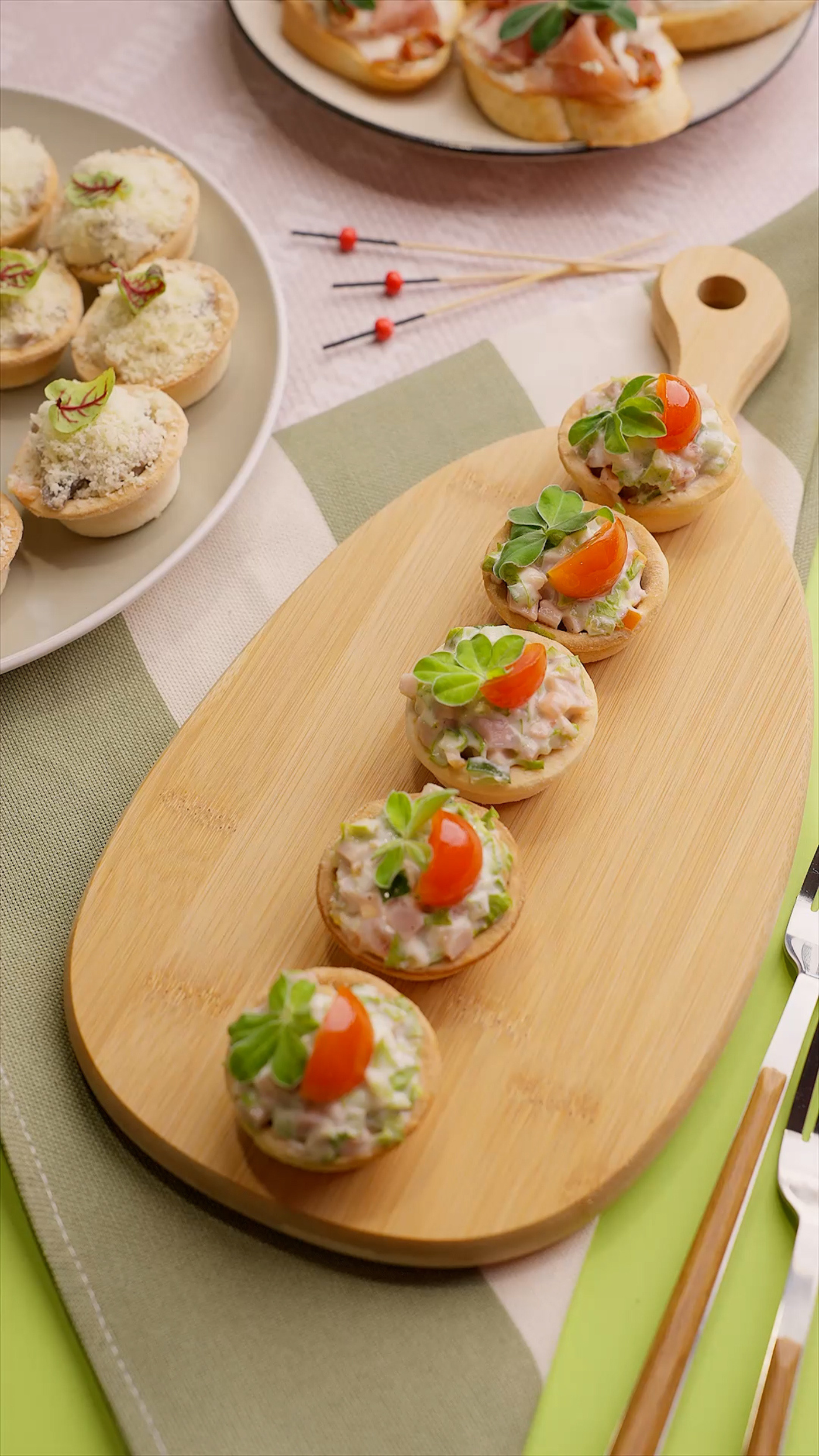 Chicken Julienne Tartlet