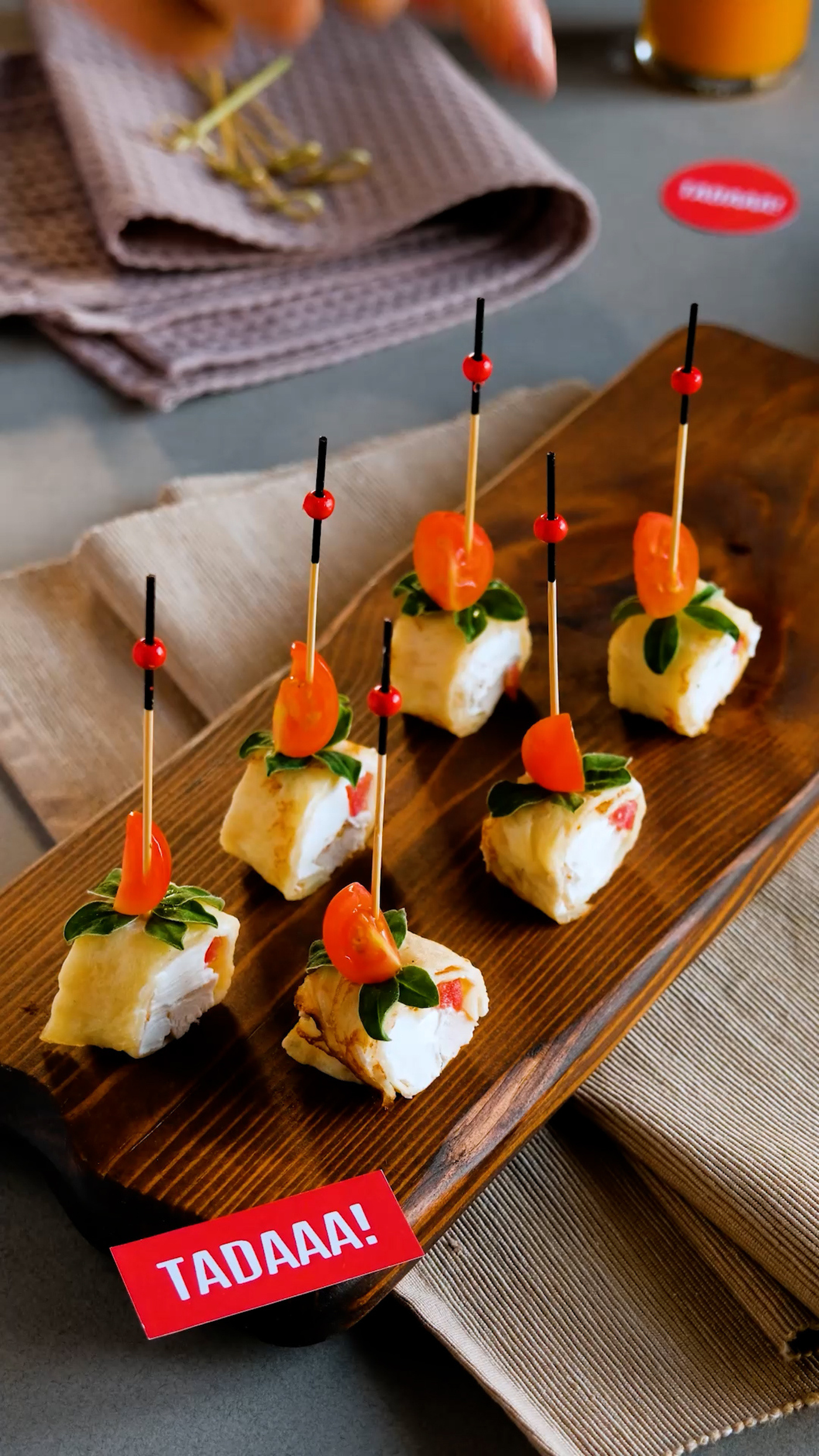 Chicken and Cheese Canapé