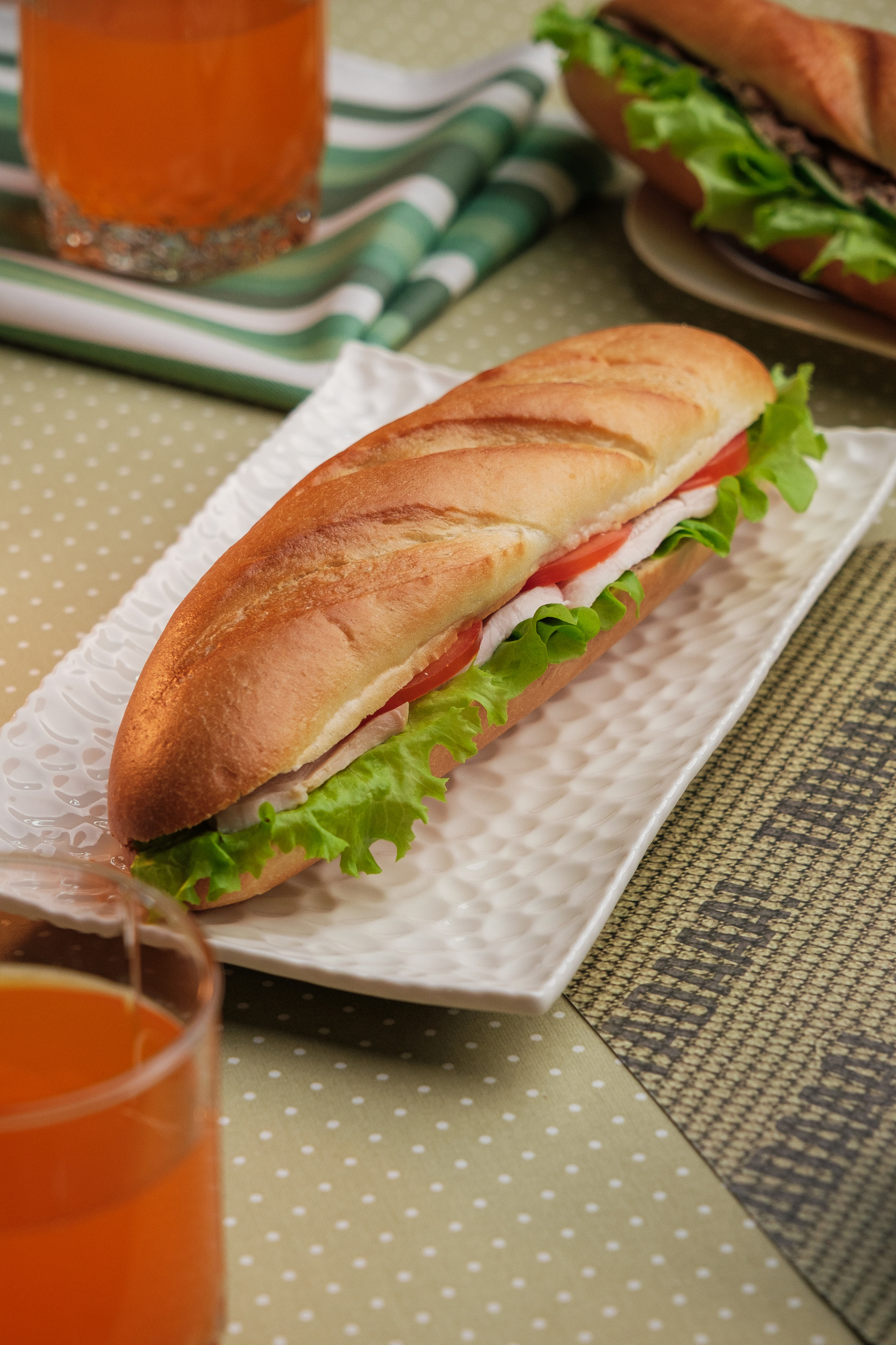 Chicken Mayo & Salad Sub Roll