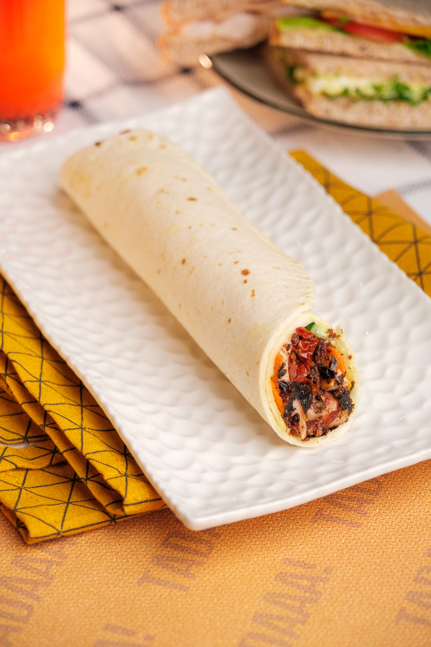 No Duck Hoisin Wrap