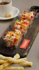 Chicken, Pepper & Mushroom Salad Cup