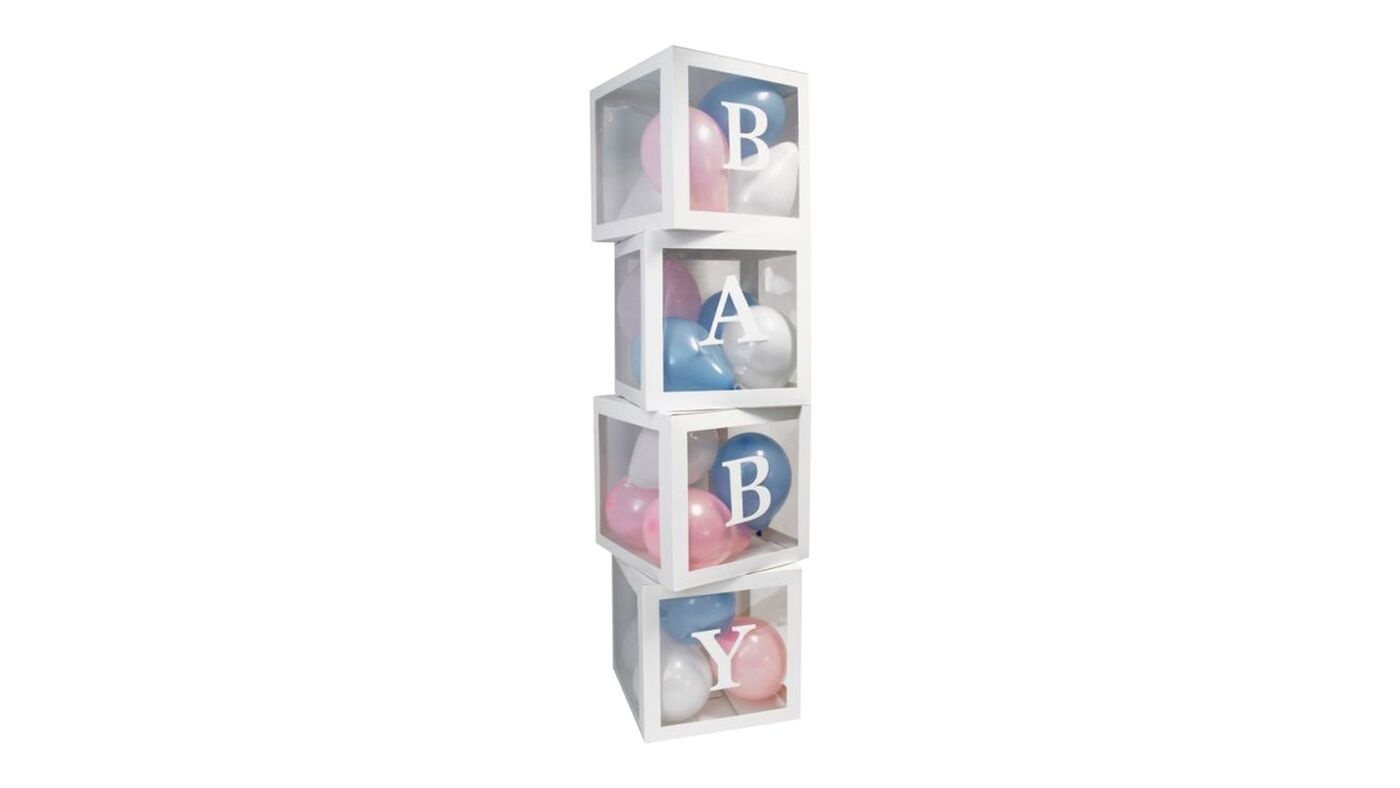 Baby Stackable Boxes with Balloons