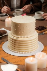 Pearl Chocolate Tier Cake