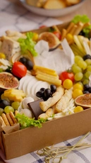 Crackers, Fruit and Cheese Box
