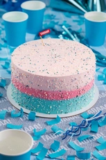 Boy Gender Reveal Cake